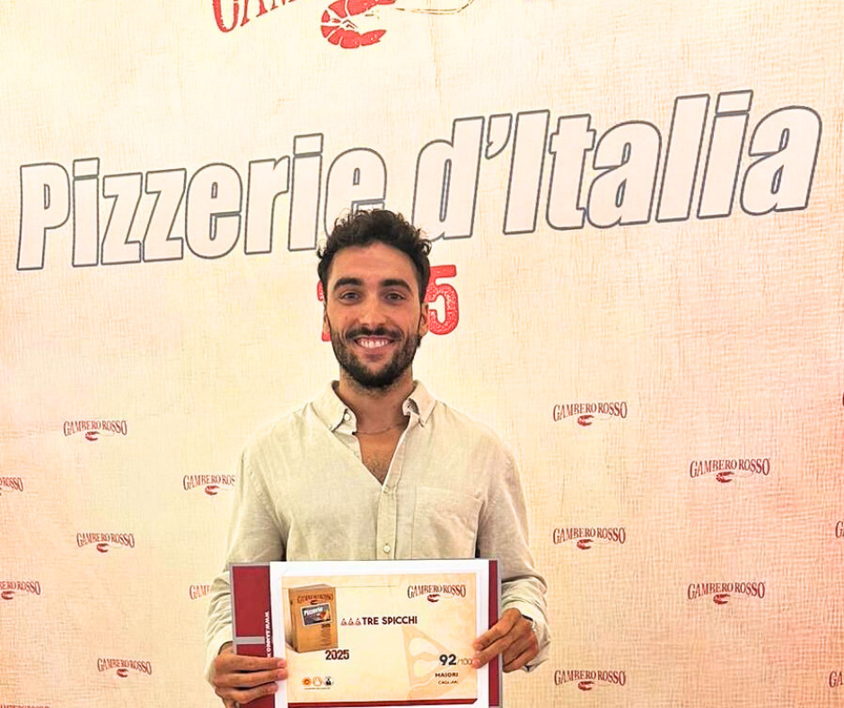 Pizzeria Maiori con Emanuele Riemma conquista i Tre Spicchi