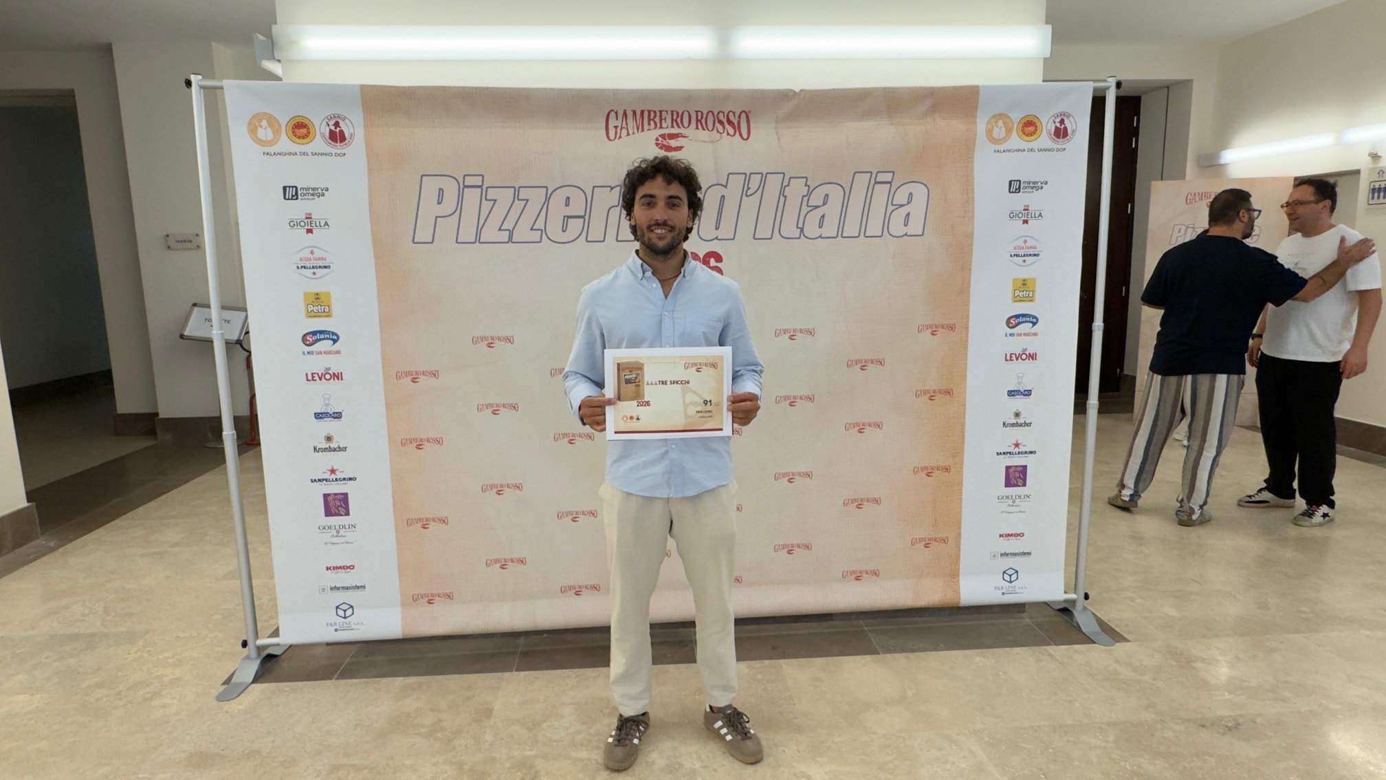 Emanuele Riemma conquista i Tre Spicchi Gambero Rosso