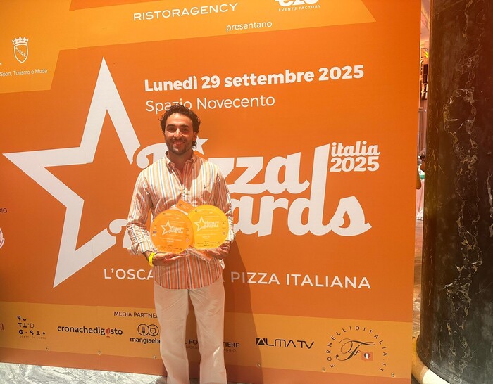 Emanuele Riemma vince ai Pizza Awards 2025
